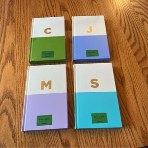 NWT Kate Spade Dipped Initial Notebook in Initials K, L, M, C, J & S